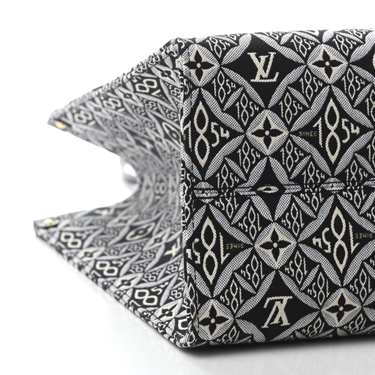 Louis Vuitton Jacquard Since 1854 Onthego GM Grey 8 of 9