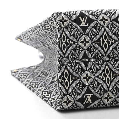 Louis Vuitton Jacquard Since 1854 Onthego GM Grey 8 of 9