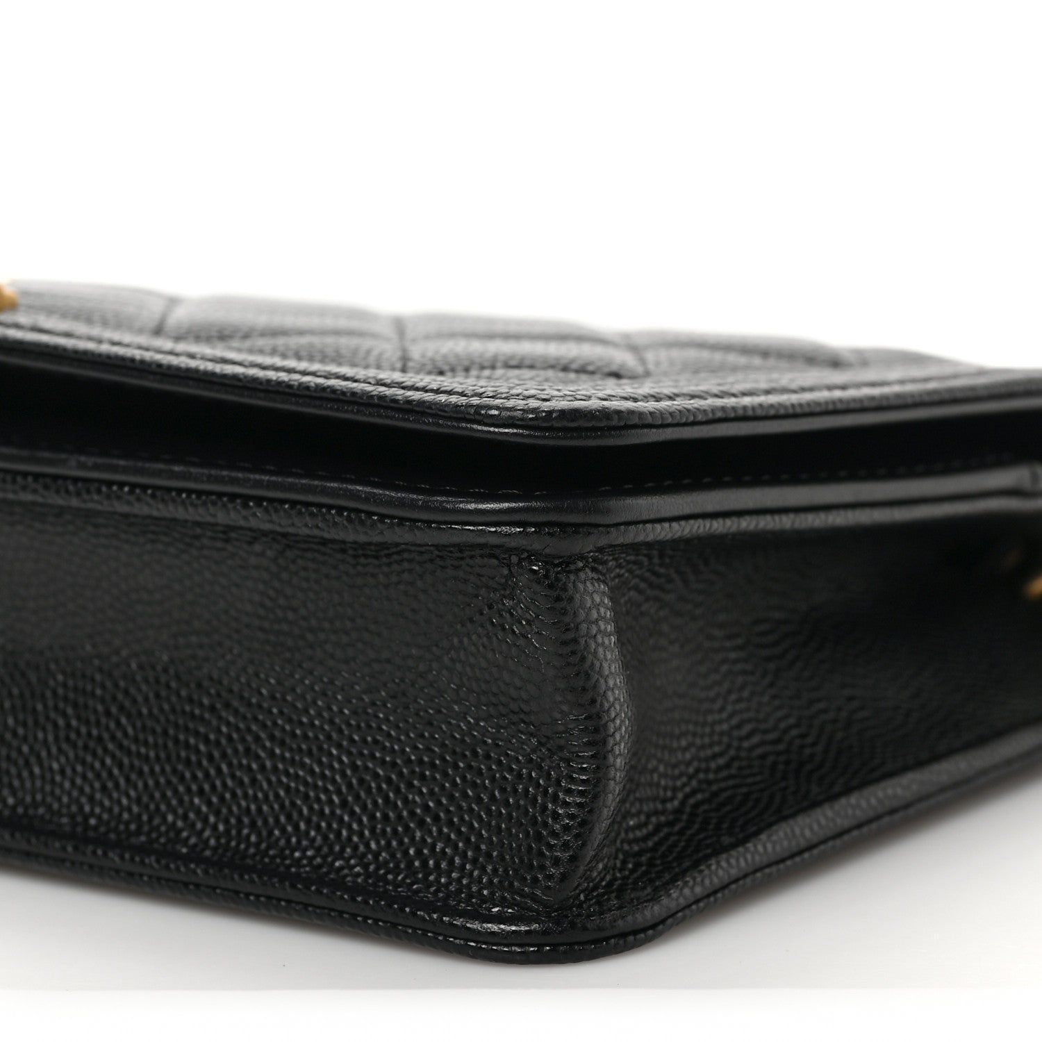 Chanel Caviar Quilted Boy Wallet On Chain WOC Black 9 of 9