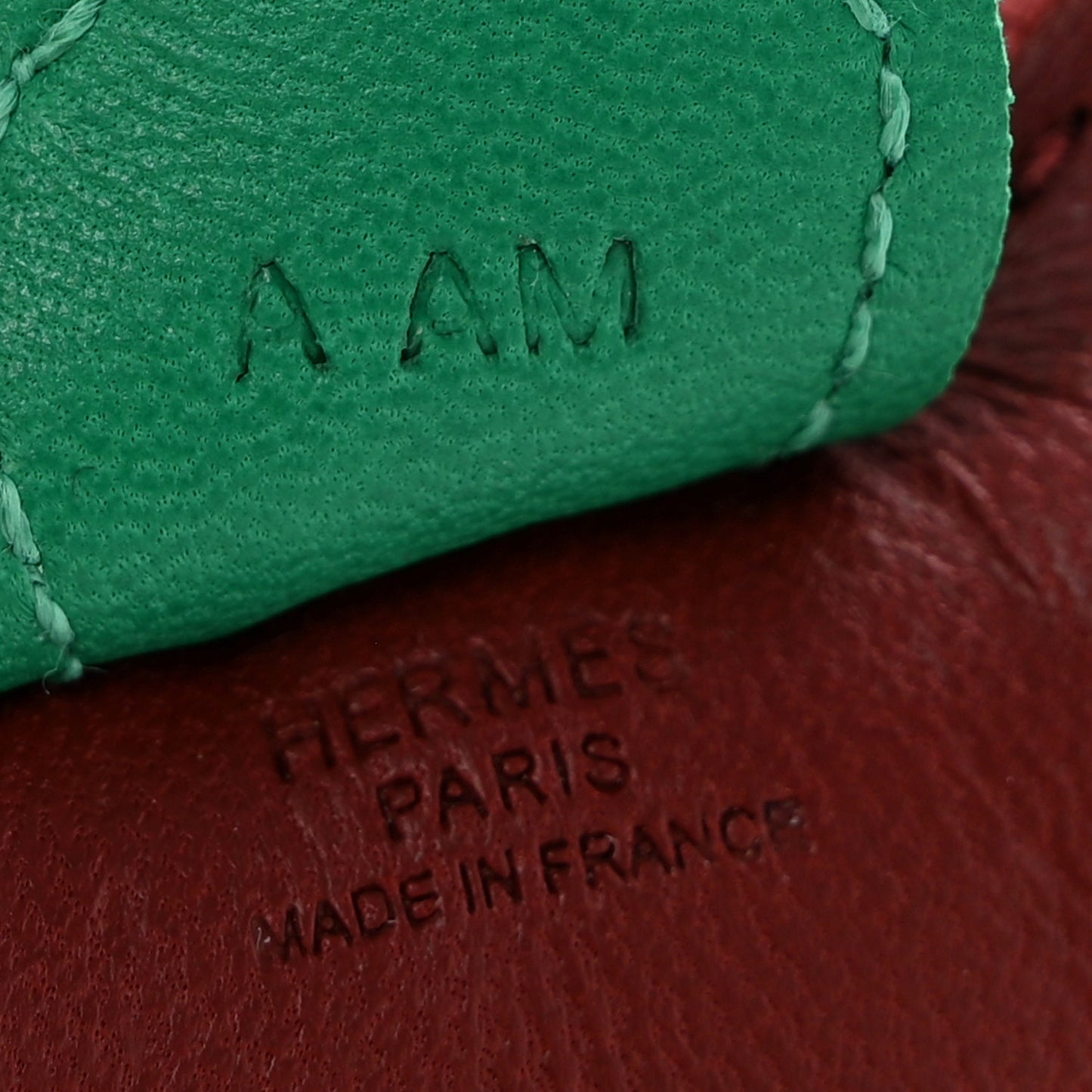 Milo Lambskin Grigri Rodeo Horse Bag Charm PM Rouge H Rose Indien Menthe