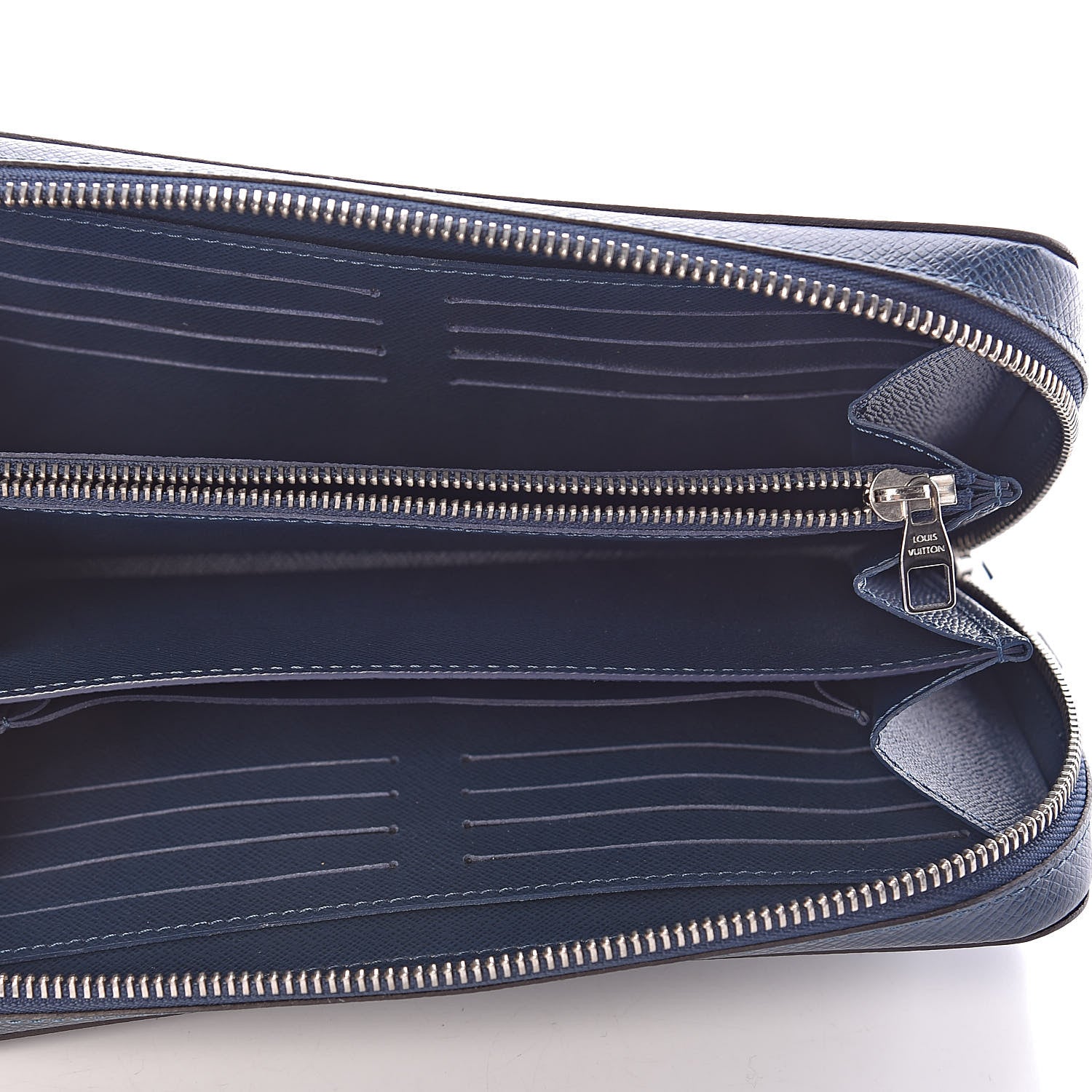 Louis Vuitton Taiga Zippy XL Wallet Ocean 6 of 16