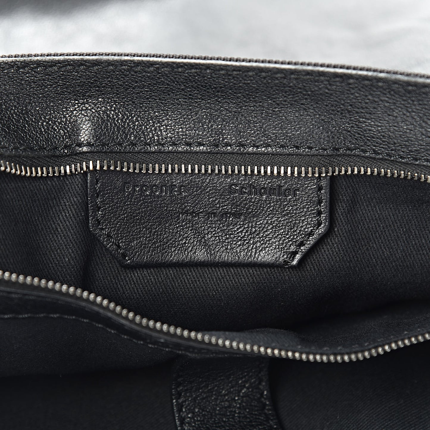 Lambskin PS1 Extra Large Satchel Black
