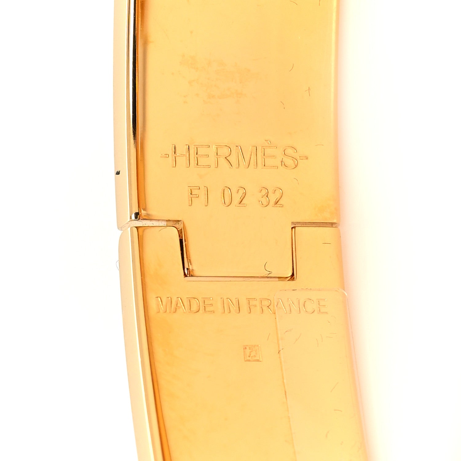Hermes Enamel Narrow Leopards Clic Clac H Bracelet PM Juane Or Black 5 of 5