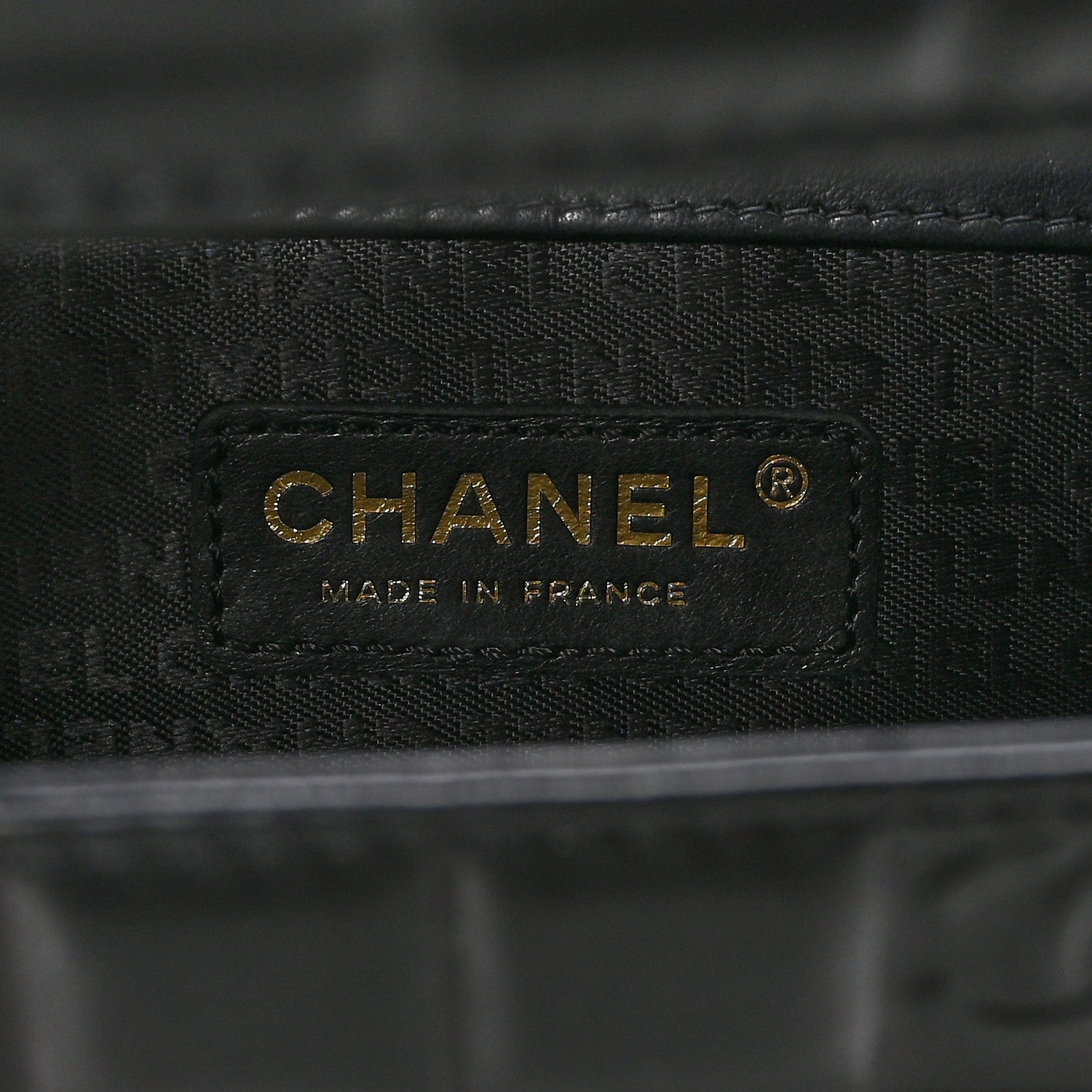 Chanel Lambskin CC Chocolate Bar Shoulder Bag Black 6 of 10
