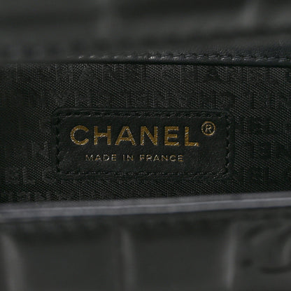 Chanel Lambskin CC Chocolate Bar Shoulder Bag Black 6 of 10