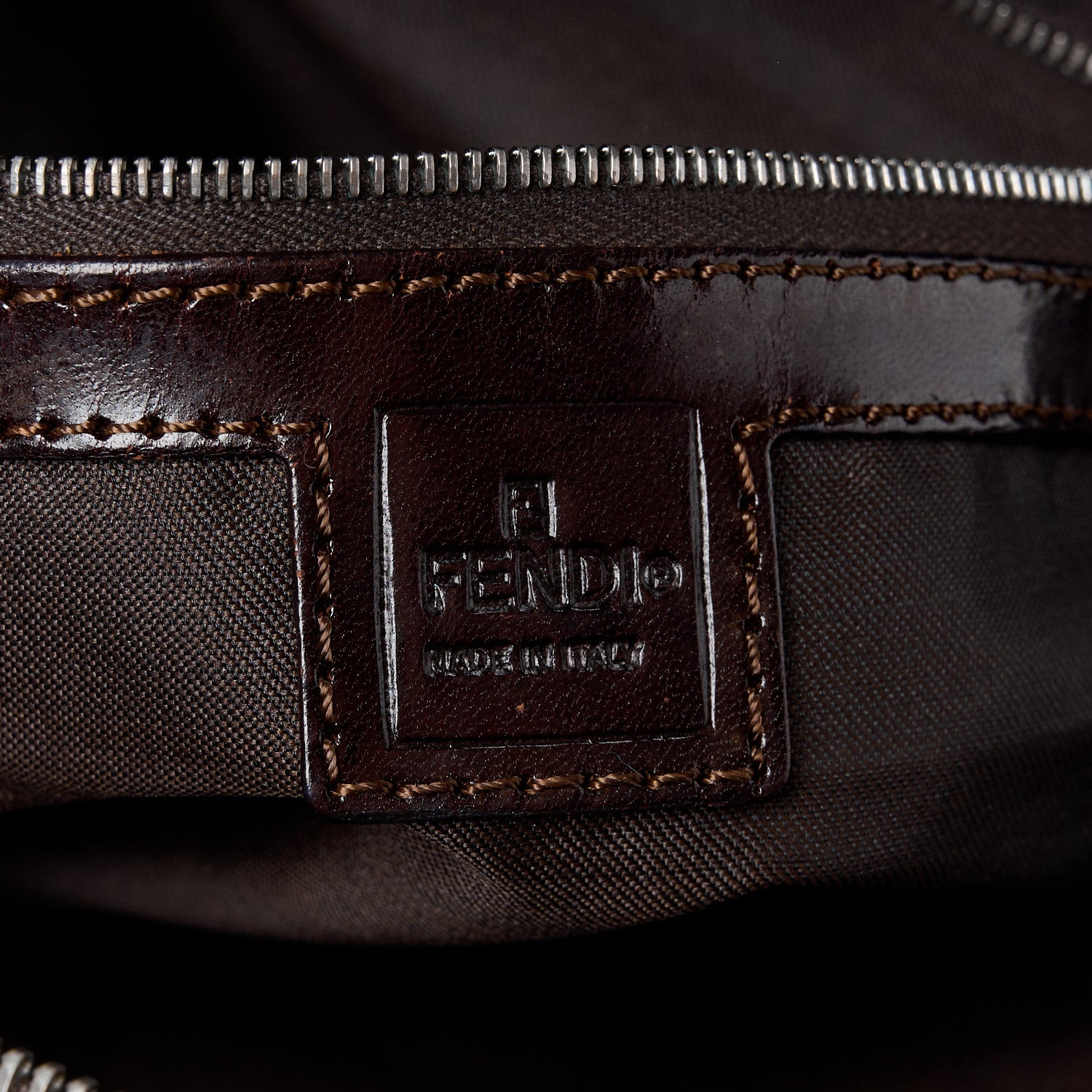 Fendi Zucca Boston Tobacco 7 of 13