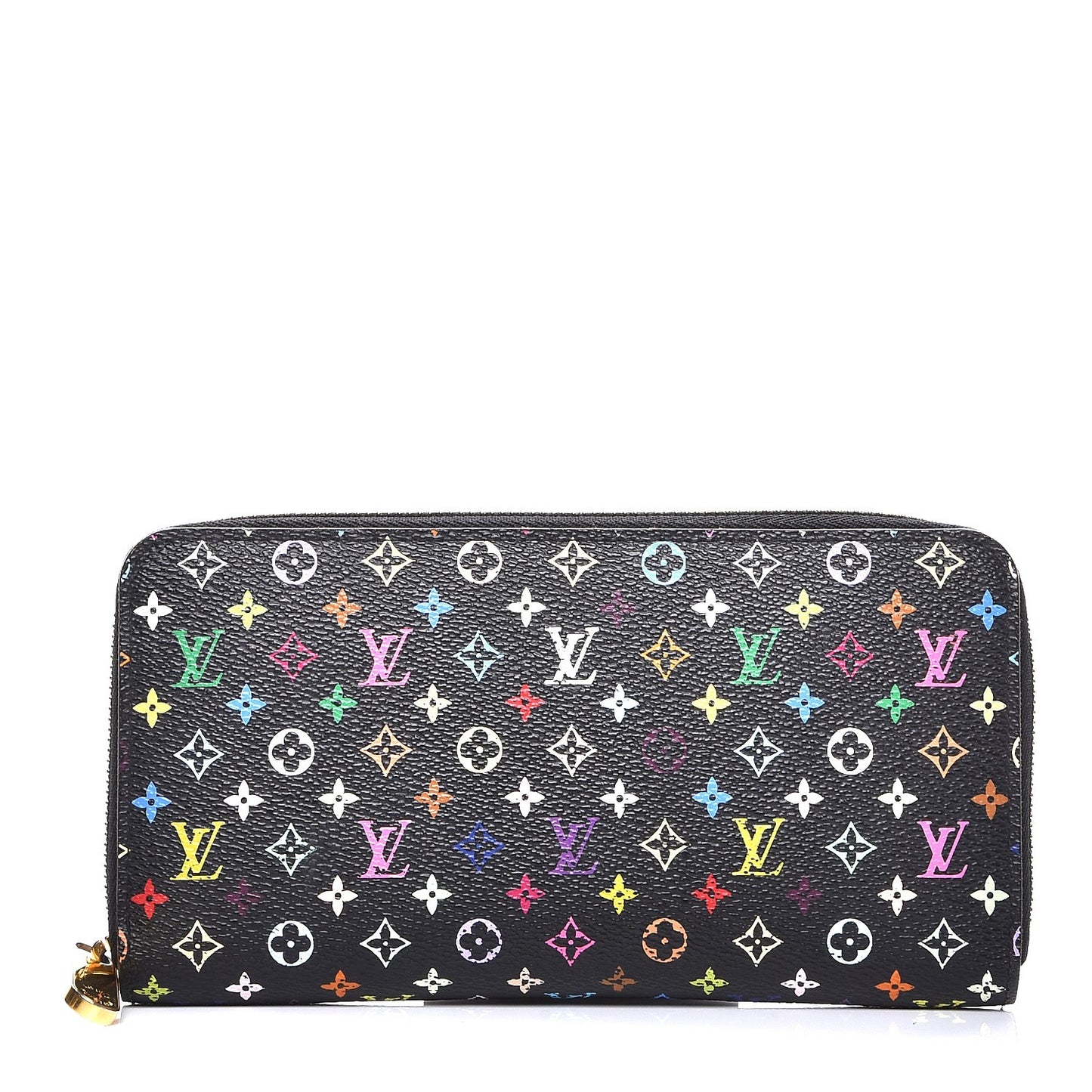 Monogram Multicolor Zippy Wallet Black Grenade