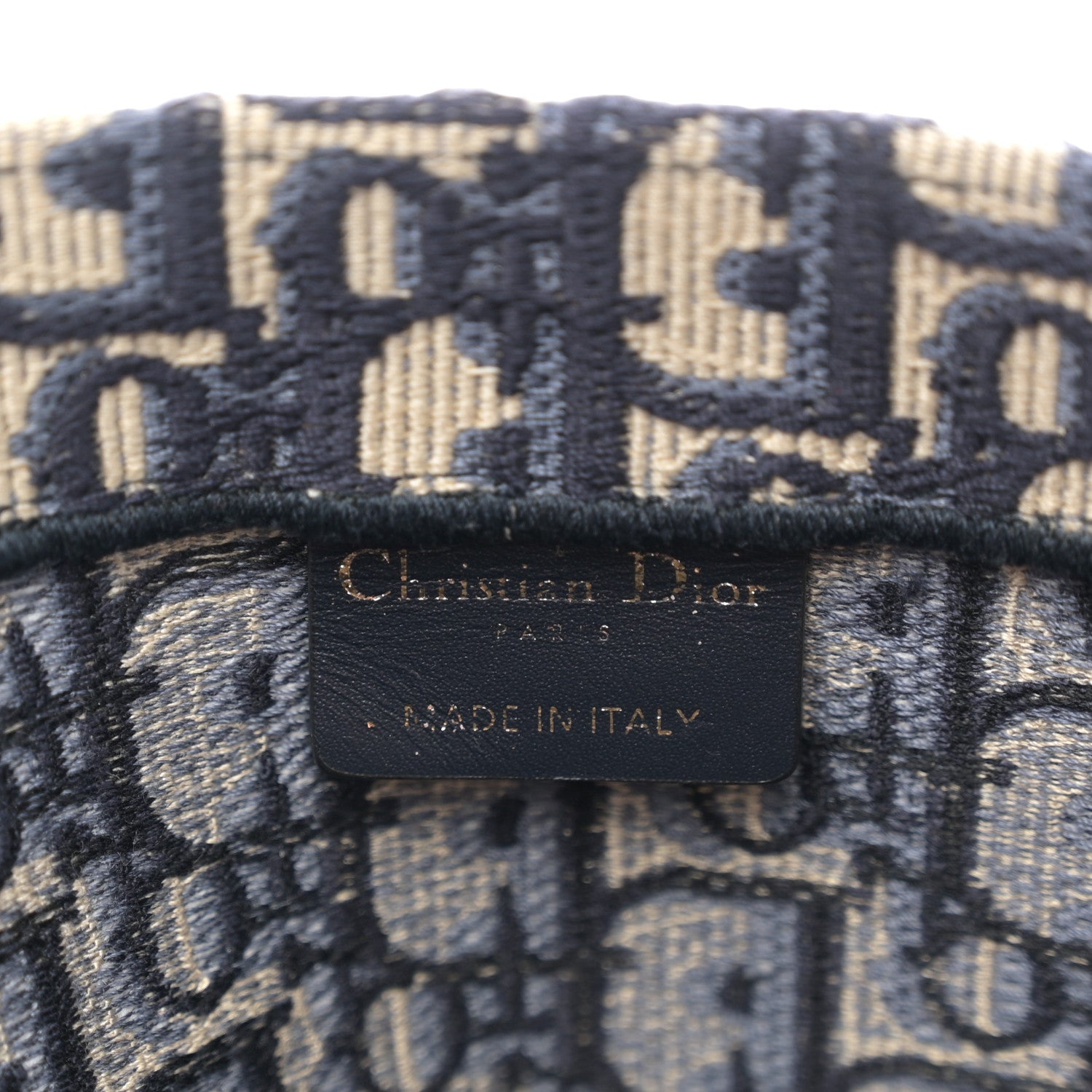 Christian Dior Oblique Large Book Tote Blue Multicolor 6 of 12