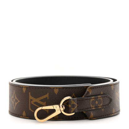Louis Vuitton Monogram Bandouliere Shoulder Strap Black 1 of 7