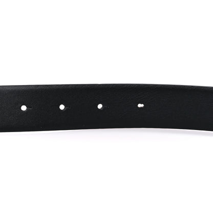 Chanel Calfskin CC Reversible Belt 80 32 Black Burgundy 3 of 4