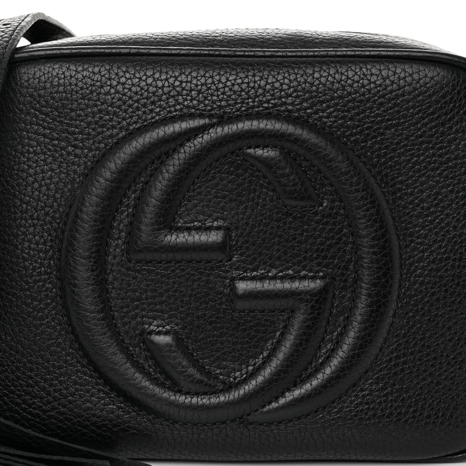 Gucci Pebbled Calfskin Small Soho Disco Bag Black 8 of 10