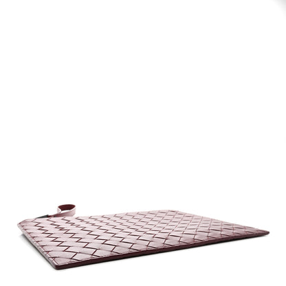 Bottega Veneta Nappa Intrecciato Wristlet Zip Pouch Bordeaux 4 of 6