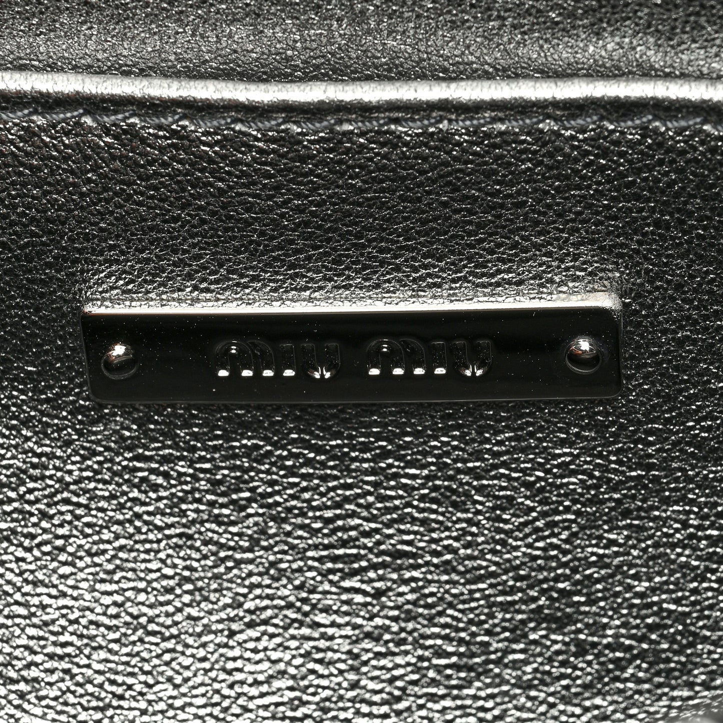Paillettes Crystal Sequin Flap Argento