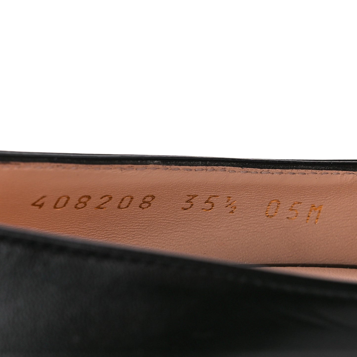 Malaga Kid GG Marmont Fringe 50mm Loafer Pumps 35.5 Black
