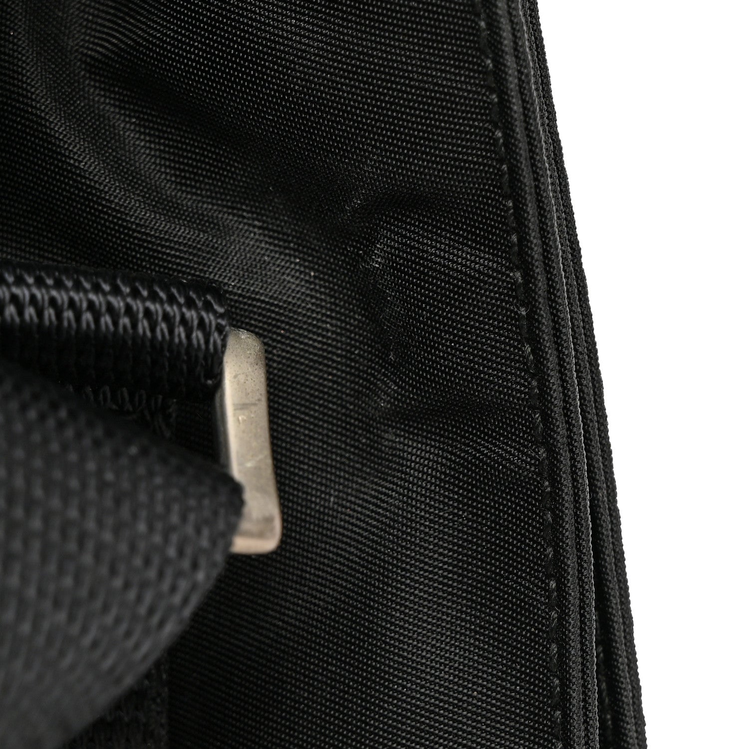 Prada Nylon Flap Messenger Bag Black 12 of 13