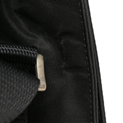 Prada Nylon Flap Messenger Bag Black 12 of 13