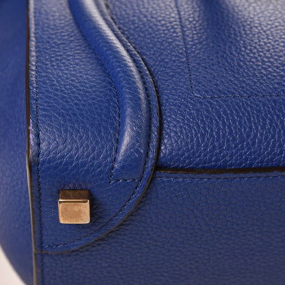 Celine Drummed Calfskin Micro Luggage Indigo 11 of 11
