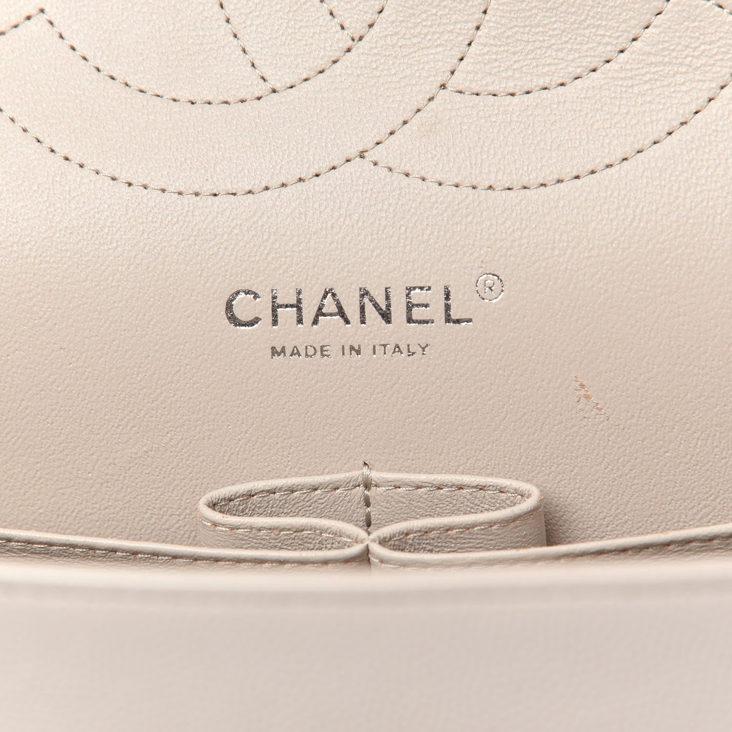 Chanel Caviar Quilted Jumbo Double Flap Ivory 7 of 14