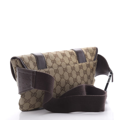 Gucci Monogram Waist Belt Bag Dark Brown 3 of 12