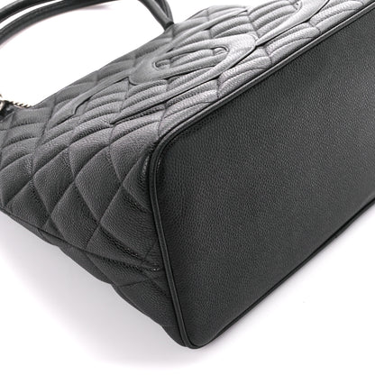 Chanel Caviar Quilted Medallion Tote Black 9 of 10