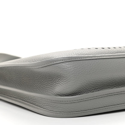 Hermes Taurillon Clemence Evelyne III PM Gris Mouette 9 of 11