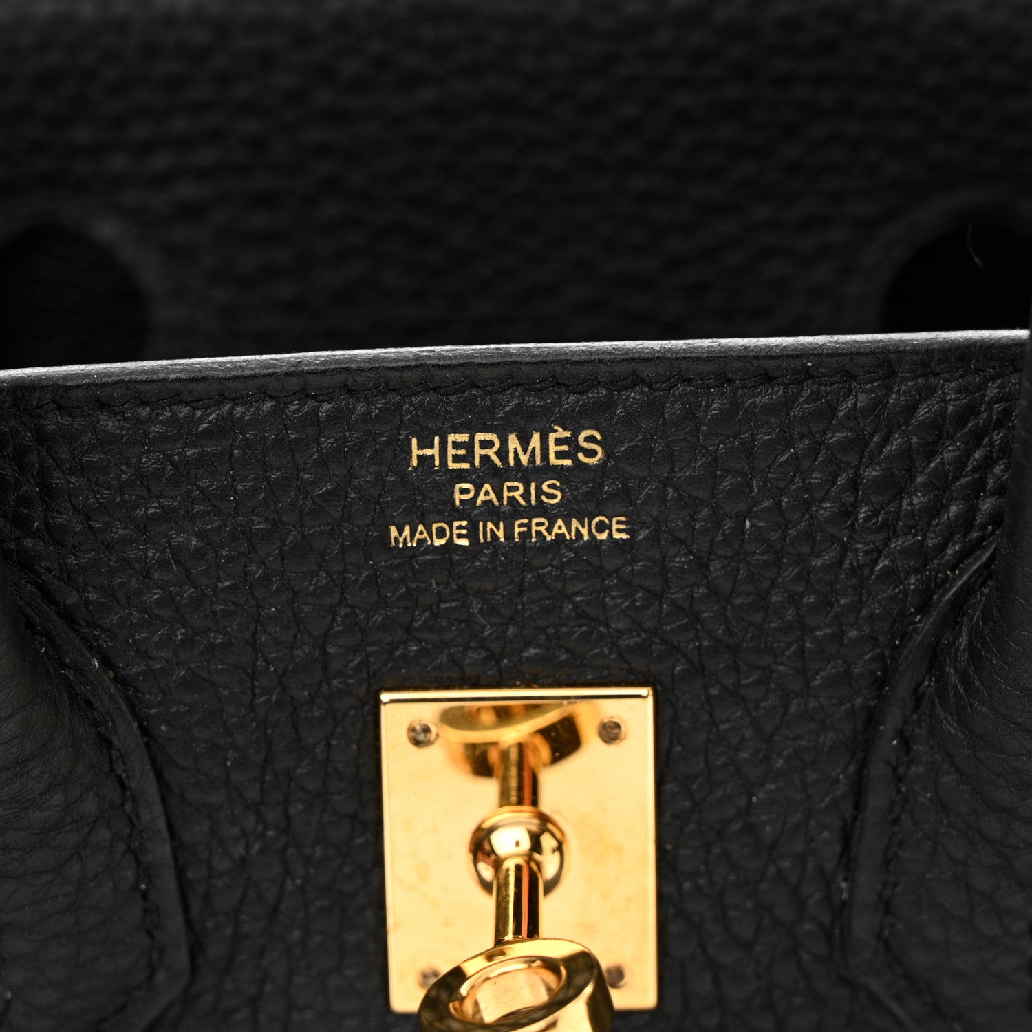 Hermes Togo Birkin 25 Black 6 of 17