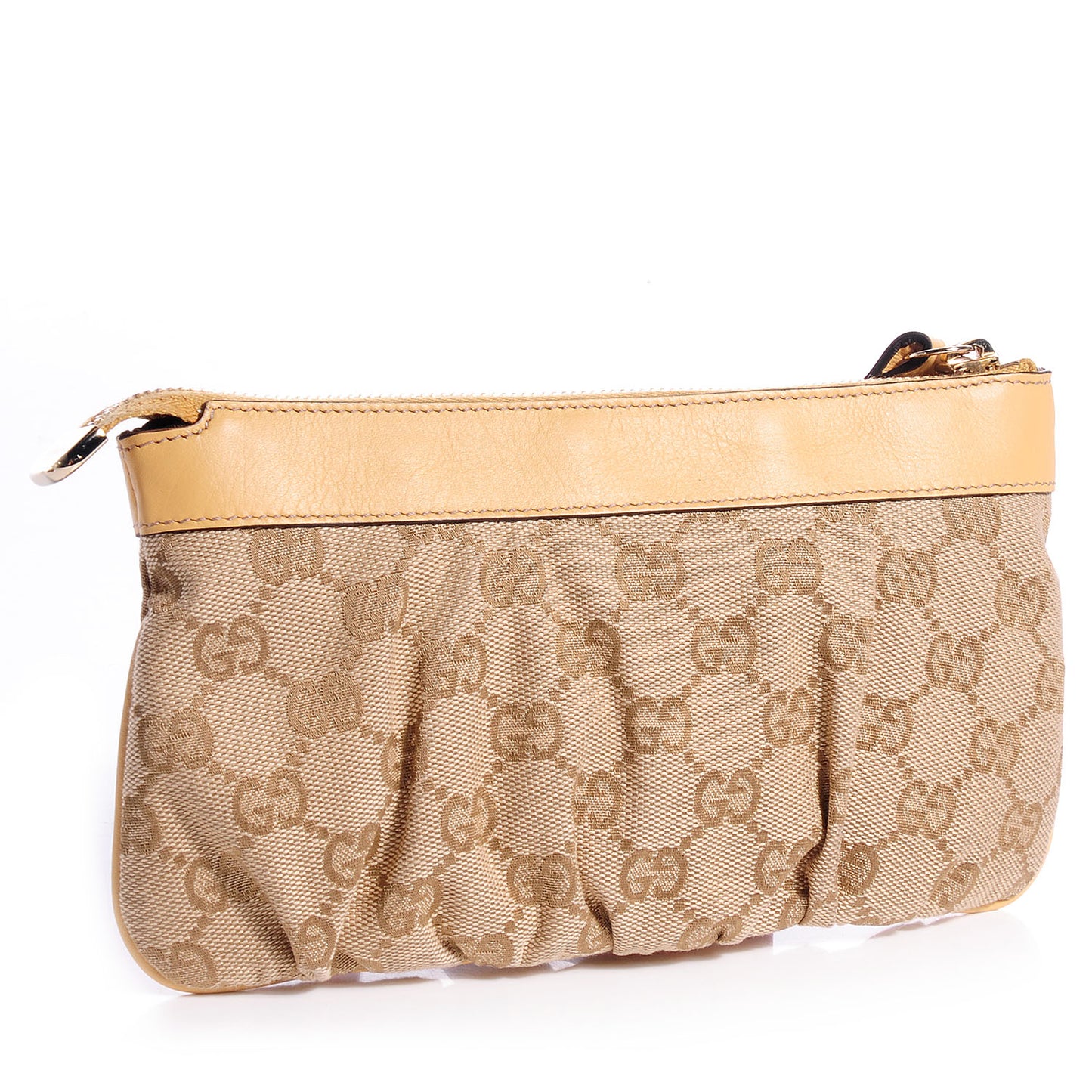 Monogram D Ring Wristlet Yellow