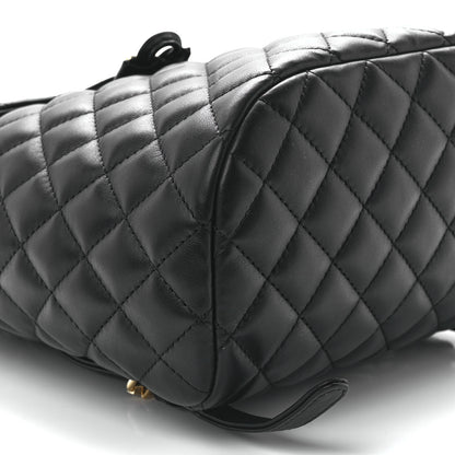 Chanel Lambskin Quilted Small Urban Spirit Backpack Black 10 of 11