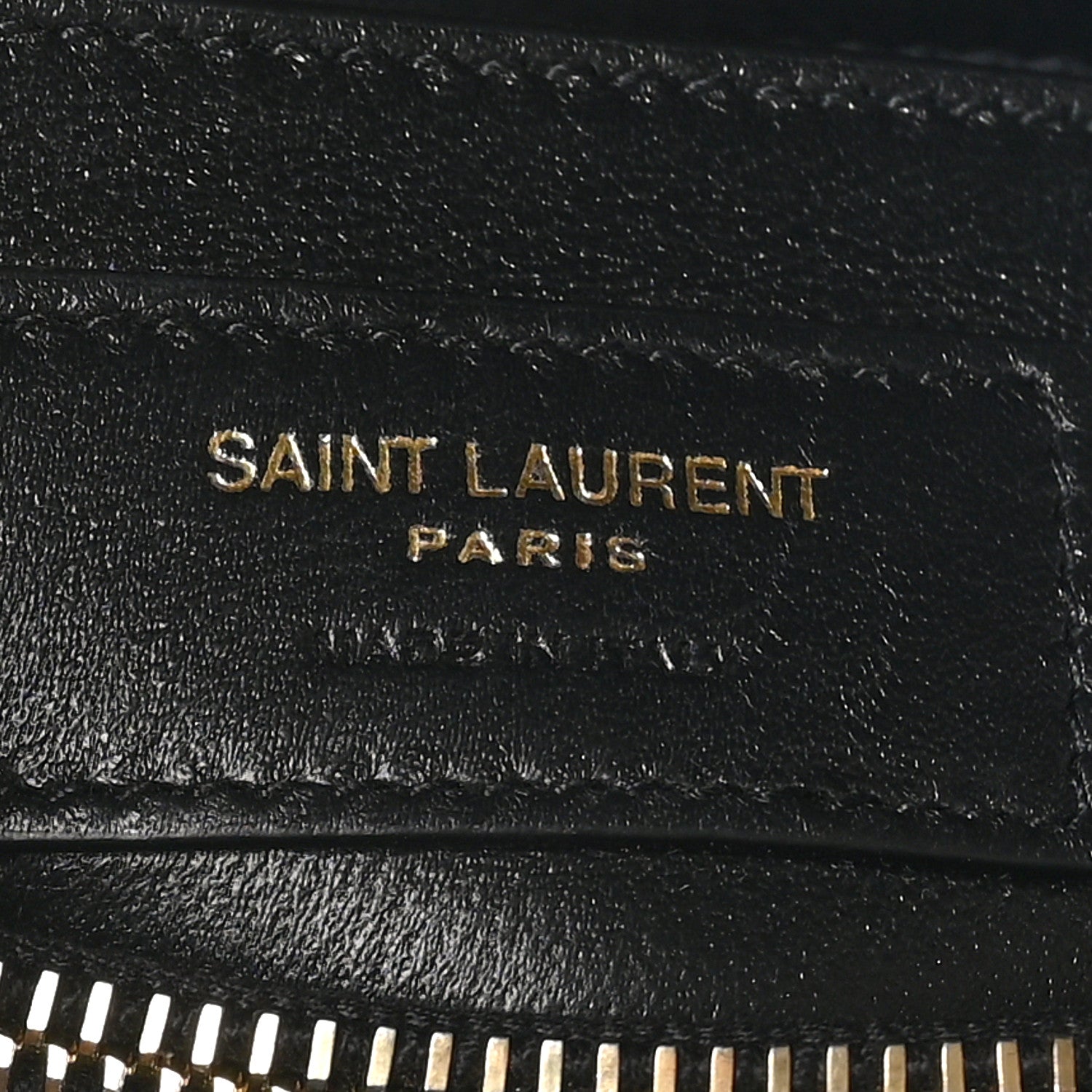 Saint Laurent Calfskin Y Quilted Monogram Small Loulou Chain Satchel Black 6 of 10