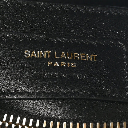 Saint Laurent Calfskin Y Quilted Monogram Small Loulou Chain Satchel Black 6 of 10