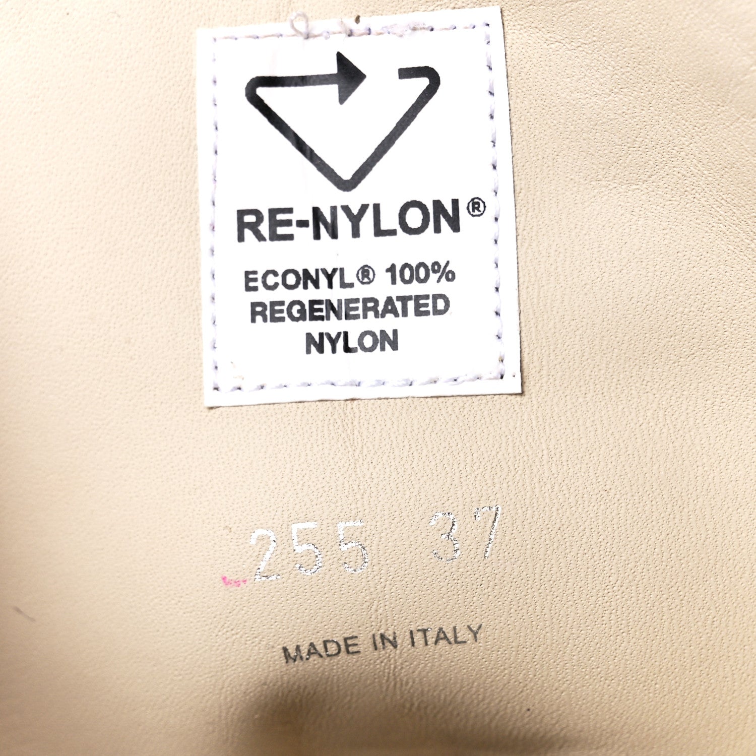 Prada Spazzolato Rois Re-Nylon Metal Triangle Logo Monolith Pouch Pocket 55mm Boots 37 Deserto 9 of 9