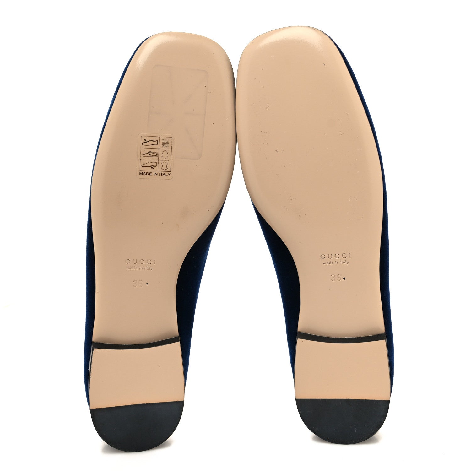 Gucci Velvet Crystal Square G Madelyn Loafers 36 Cobalt Blue 5 of 10