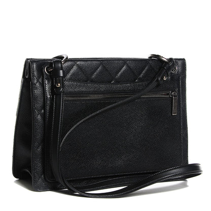 Chanel Caviar Quilted Large Retro Class Flap Black 3 of 9