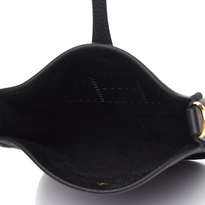 Hermes Taurillon Clemence Evelyne TPM Black 3 of 4