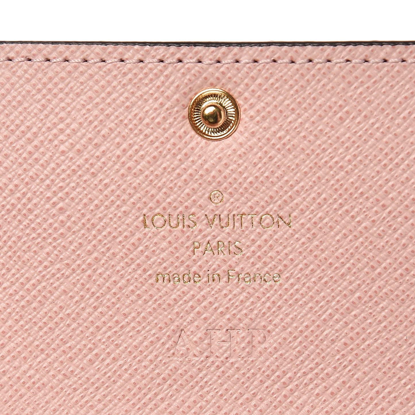 Damier Ebene Multicles 6 Key Holder Rose Ballerine