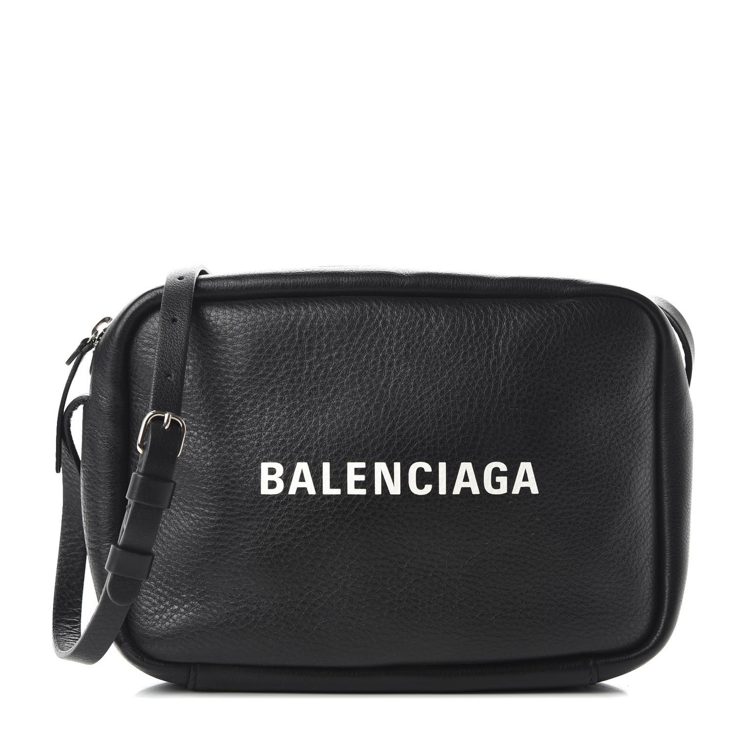 Calfskin Everyday Logo S Camera Bag Black