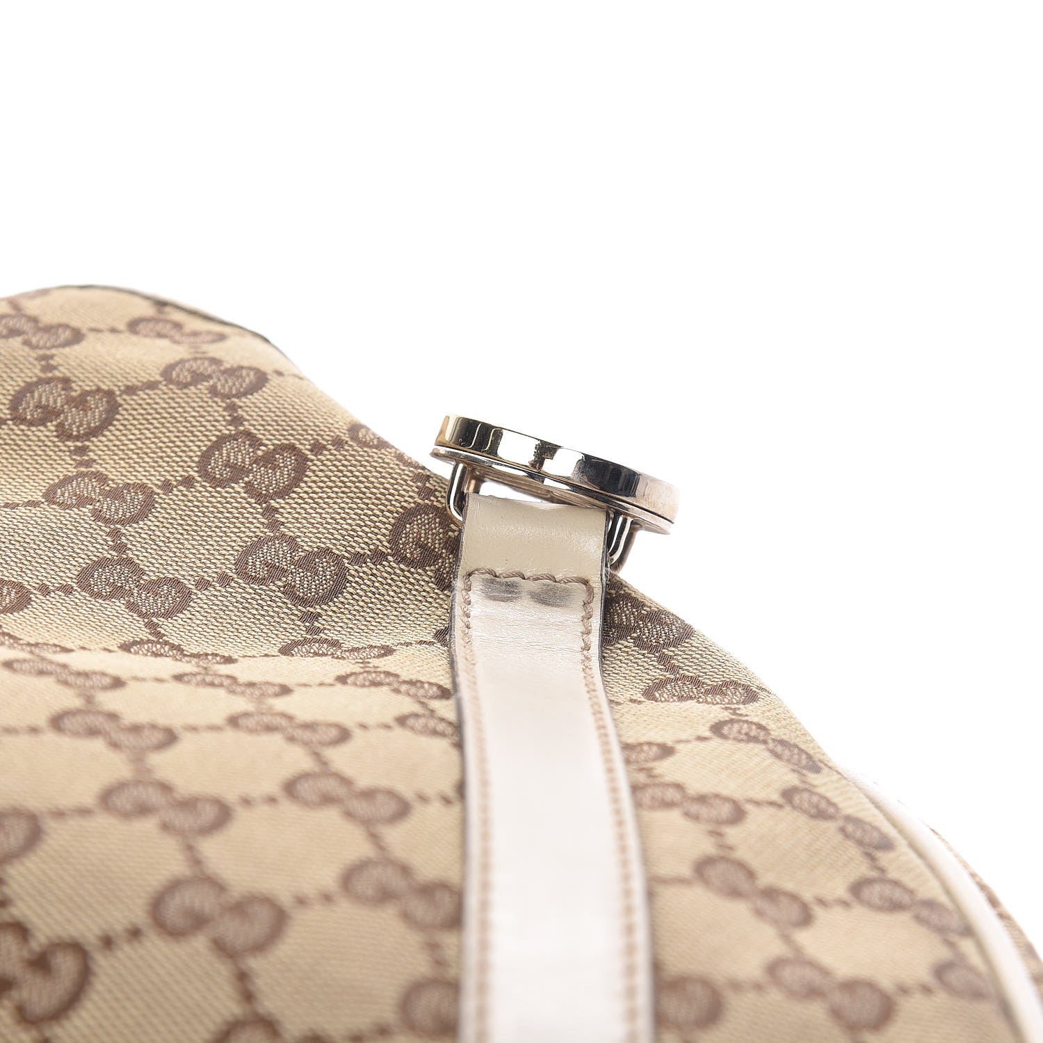 Gucci Monogram Medium GG Twins Shoulder Bag Tan 10 of 14