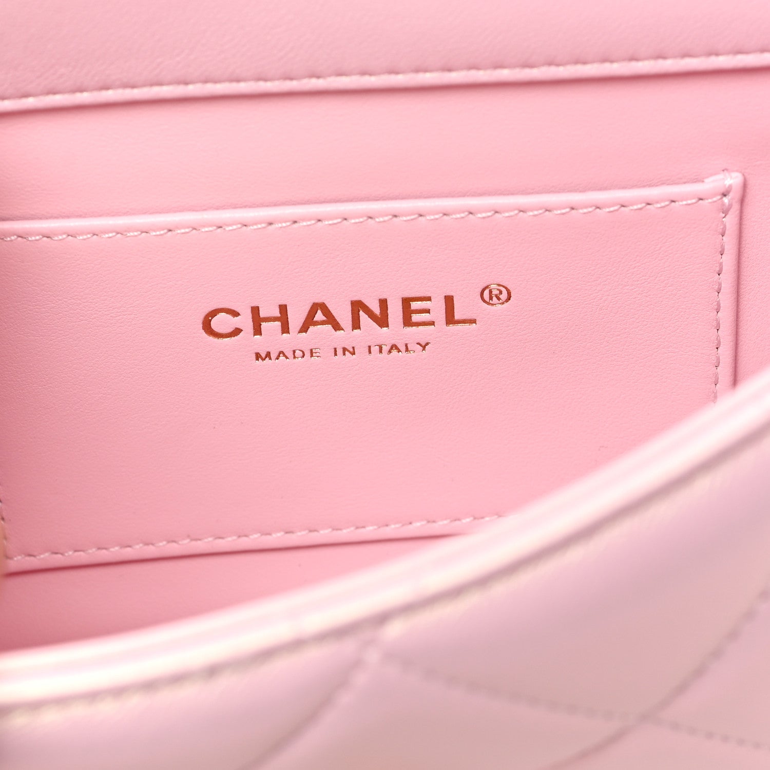Chanel Pearly Lambskin Pearl Quilted Small Flap Pink 1701990