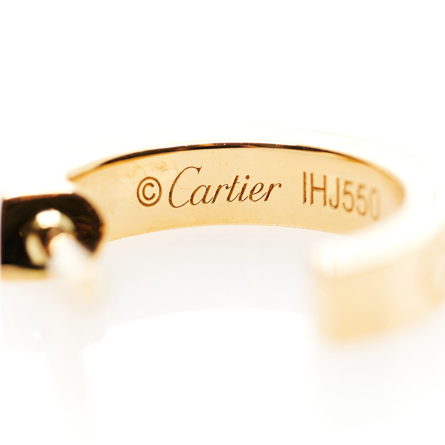 18K Yellow Gold Small LOVE Hoop Earrings