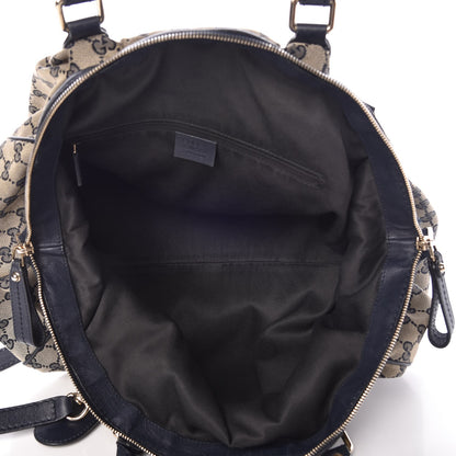 Gucci Monogram Medium Sukey Boston Bag Navy 5 of 17