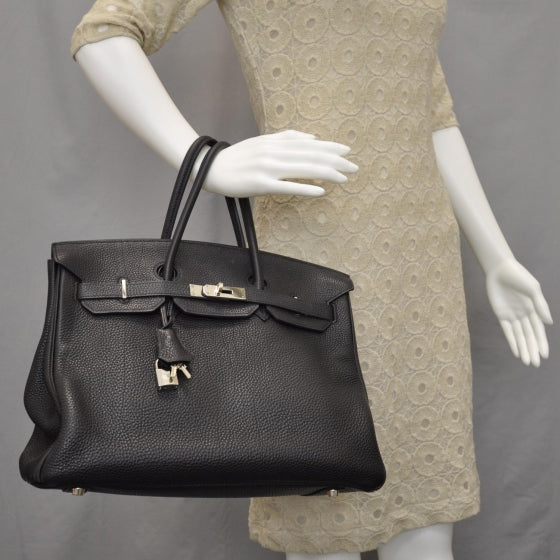 Taurillon Clemence BIRKIN 35 Noir