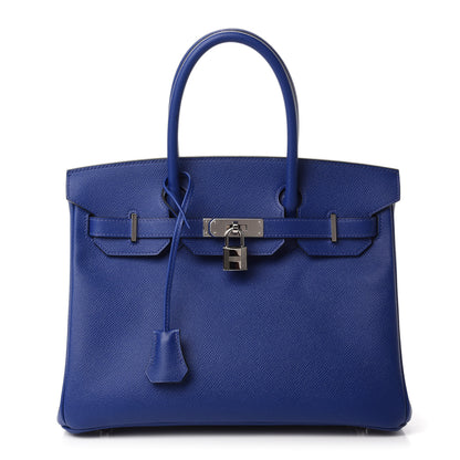Hermes Epsom Birkin 30 Bleu Electrique 1 of 11