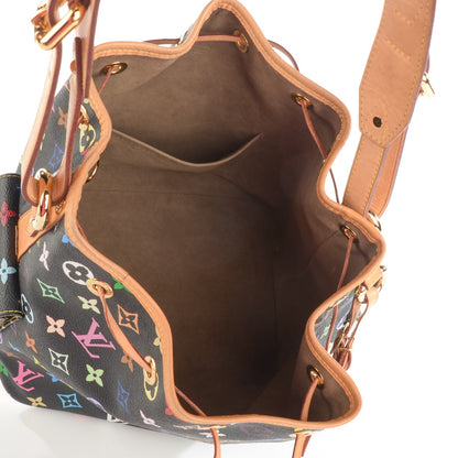 Louis Vuitton Monogram Multicolor Petit Noe Black 6 of 8