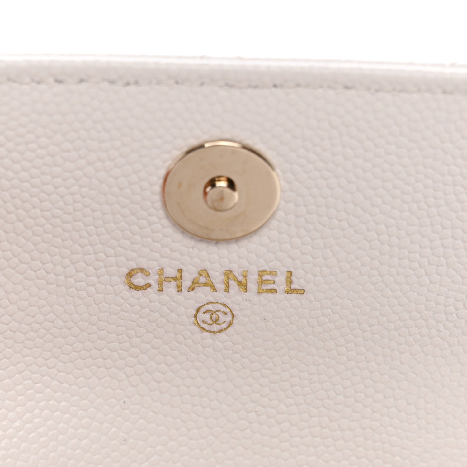 Chanel Caviar Quilted Belt Bag With Charms On Chain White 6 of 11