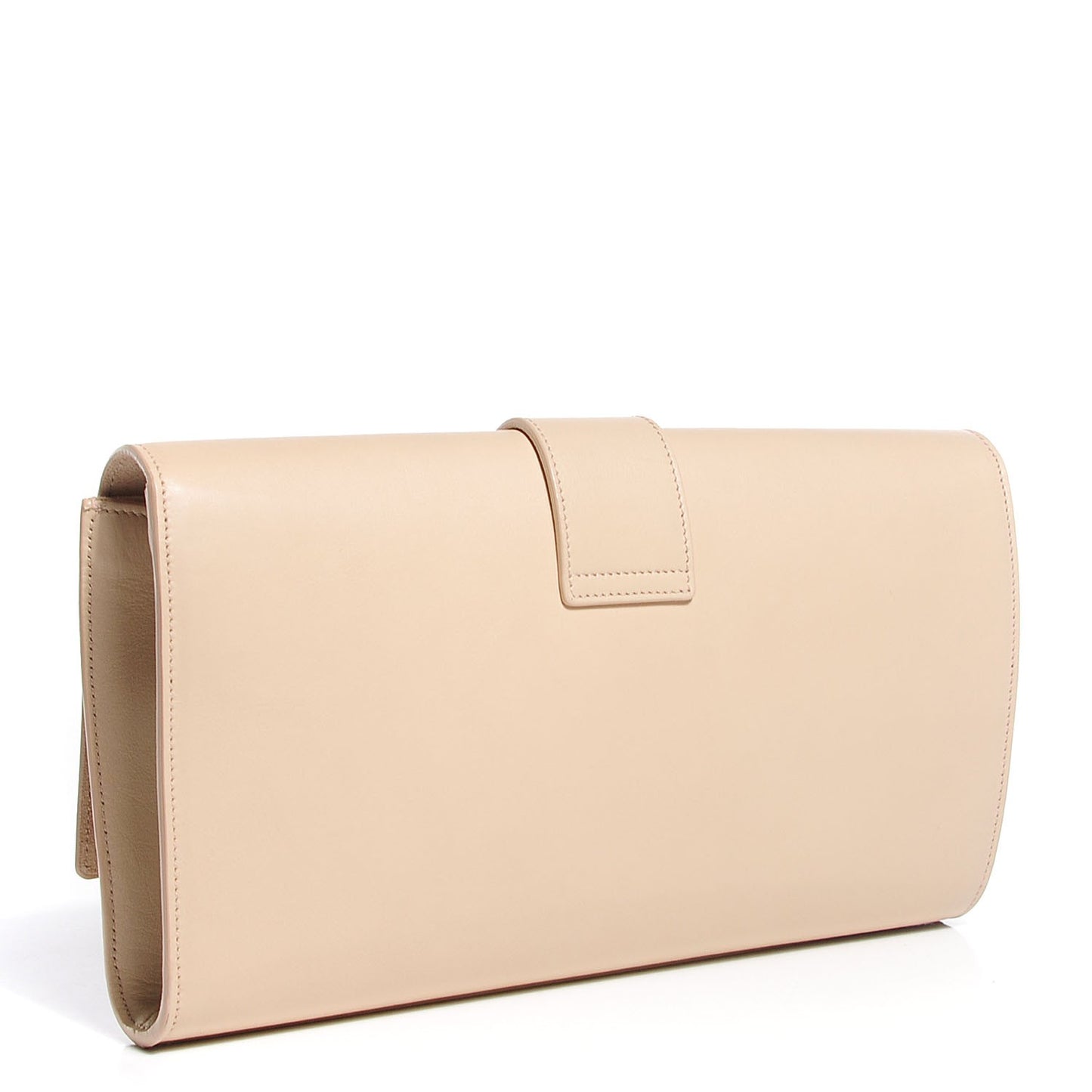 Calfskin Classic Y Clutch Light Beige