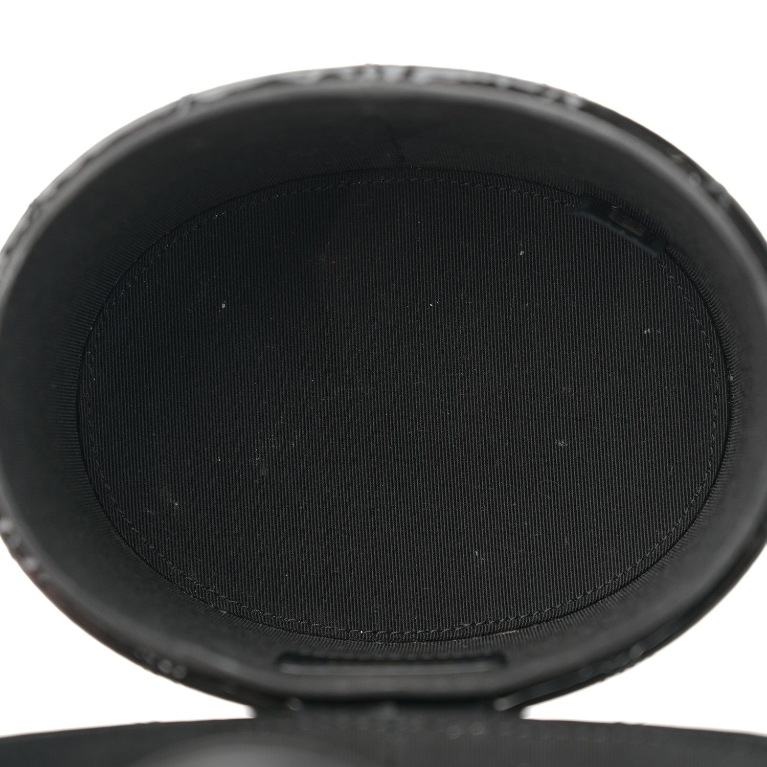 Chanel Patent Quilted Round Clutch With Chain Black 5 of 10