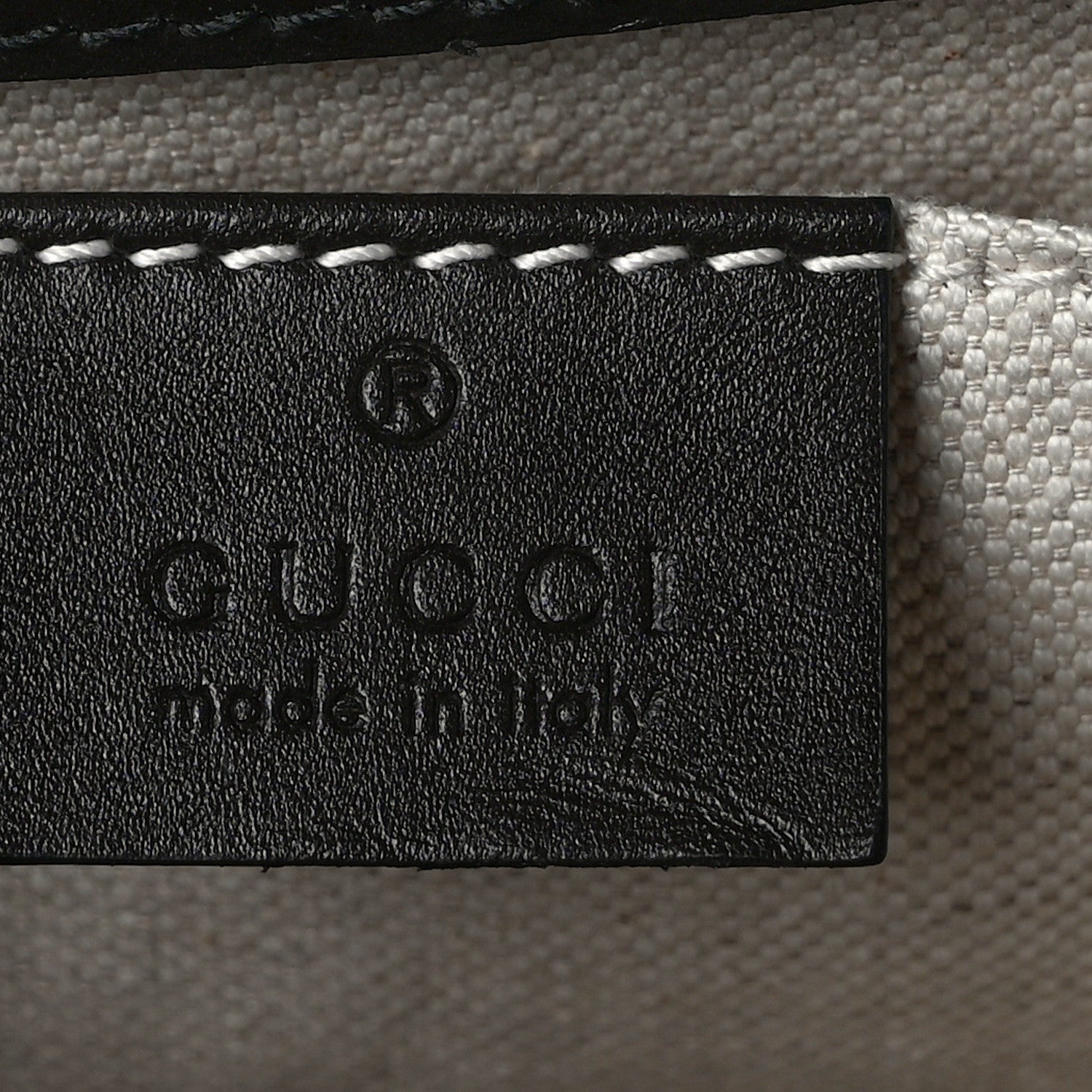 Gucci Monogram Margaux Calfskin Medium Emily Chain Shoulder Bag Beige Ebony Cocoa 6 of 13