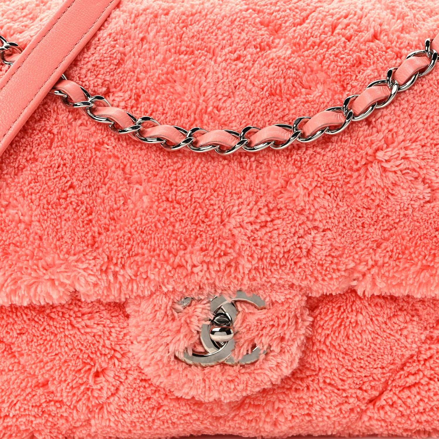 Chanel Lambskin Calfskin Mixed Fibers Quilted Medium Flap Orange 8 of 15