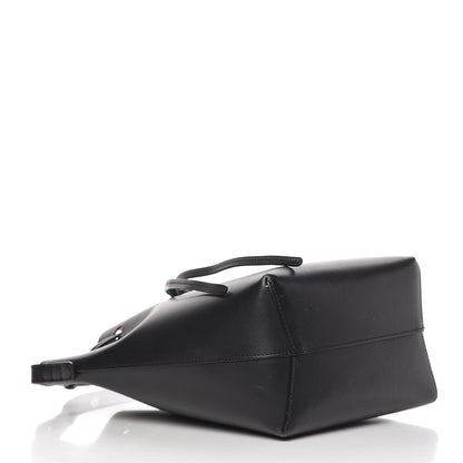 Mansur Gavriel Vegetable Tanned Calfskin Mini Bucket Bag Black Flamma 4 of 21