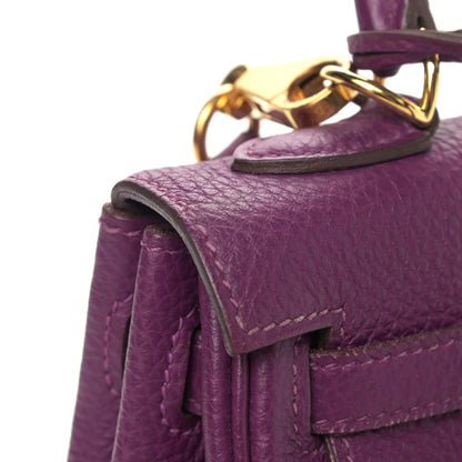 Hermes Togo Kelly Retourne 25 Anemone 11 of 11